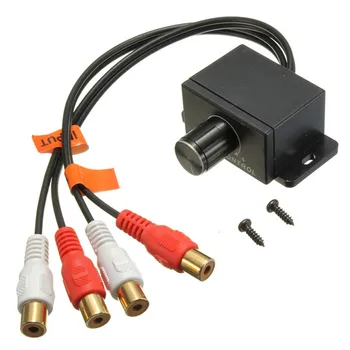 

New Universal Car Audio Amplifier Bass RCA Level Remote Volume Control Knob LC-1