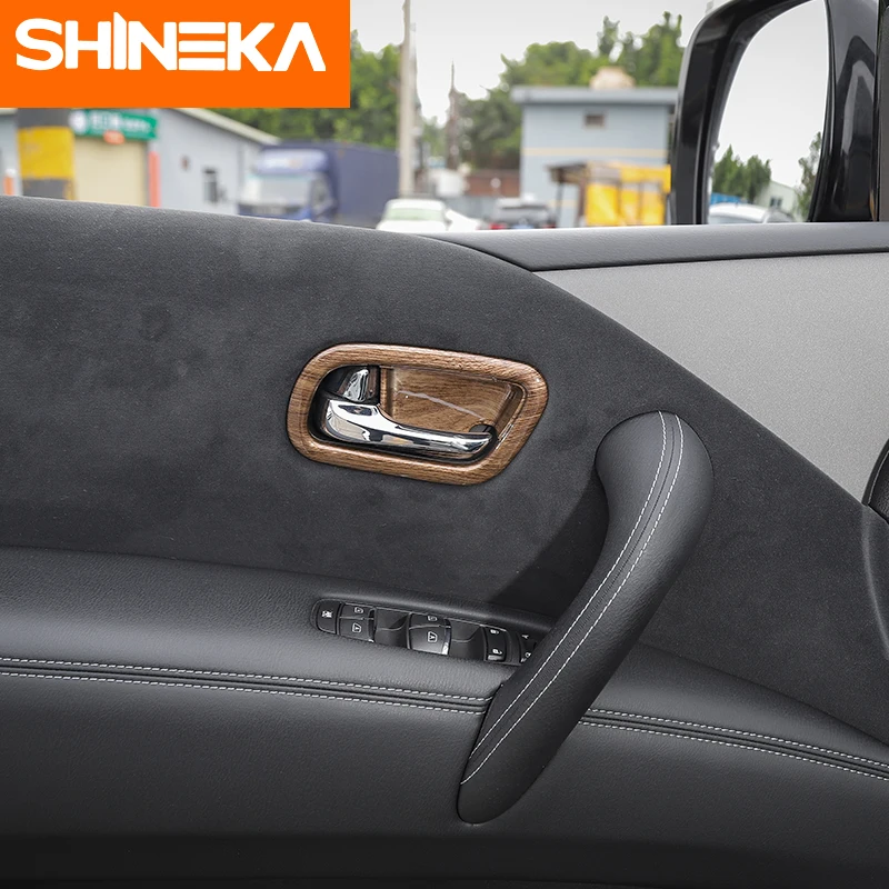 Молдинги для салона SHINEKA Nissan Patrol Y62 аксессуары АБС пластик ручка двери чаша