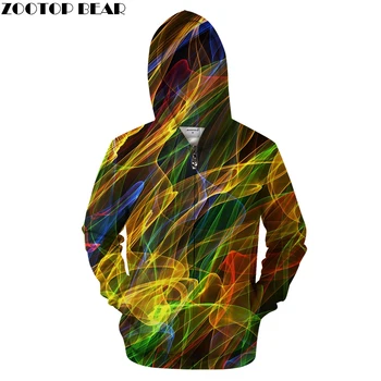 

Dazzling Light 3D Print Hoodies Men Women Tracksuit Summer Funny Long Sleeve Sweatshirt Pullover Zipper Drop Ship ZOOTOP BEAR