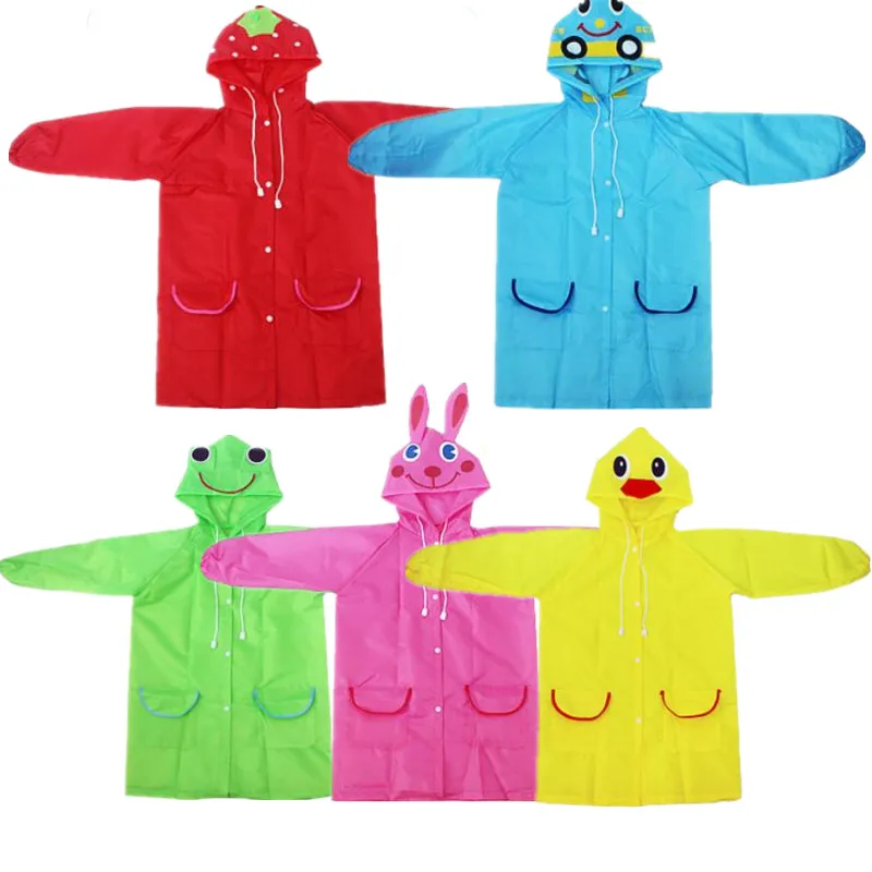 1 шт. милый детский дождевик Детский водонепроницаемый для детей|kids raincoat|raincoat for