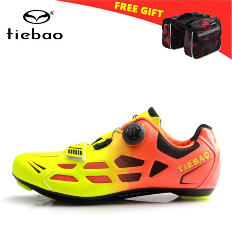 

TIEBAO Road Cycling Shoes 2018 Men sneakers women Outdoor Sport Bike Bicycle Highway Bike Self-locking sports Bike Shoes man