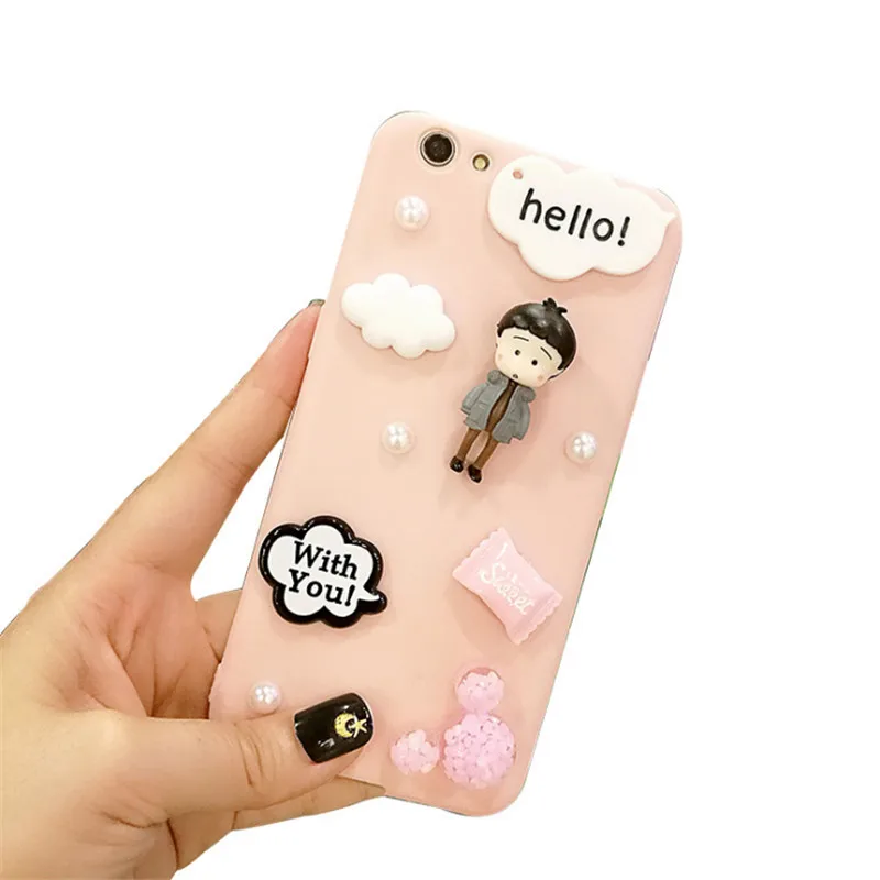 Luxury 3D Cartoon Lovely Meatball Phone Case For iphone 6 6S Plus Cases Soft Shell Gel Cover for 7 7Plus |