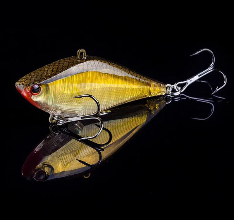 

1Pcs Laser Reflective VIB Fishing Bait 6cm 14g Rattling Hard Bait Vibration VIB Fish Lure Casting Bait