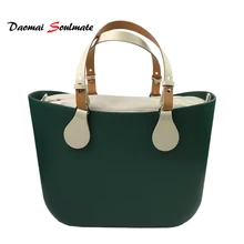 O bag Стиль obag пляжная женская сумка силиконовая ручная сумка женская сумка Водонепроницаемая EVA женская сумка