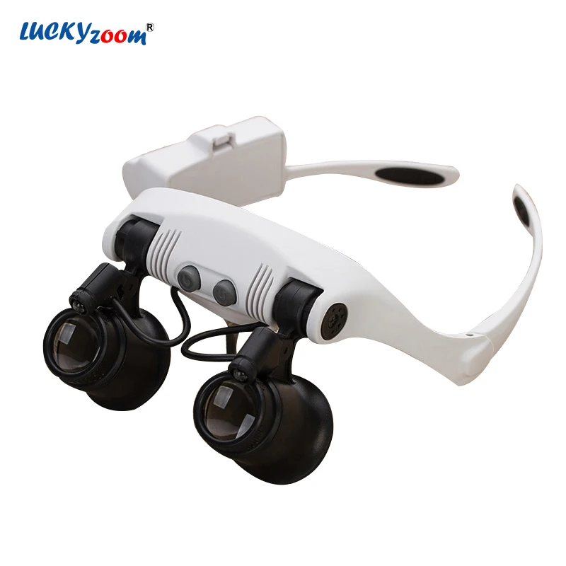 Buy Headband Glasses Magnifier With LED Illuminated