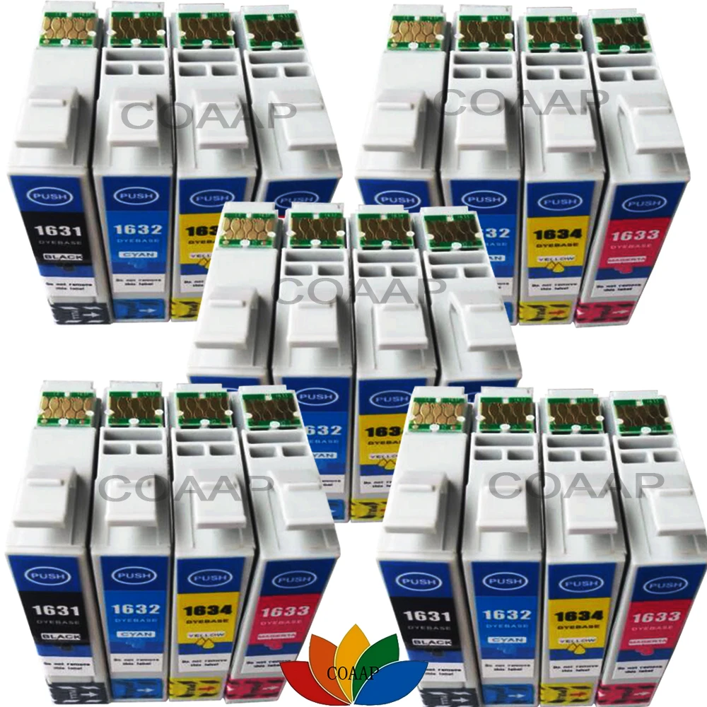 

20 Compatible EPSON 16XL T1631-T1634 Ink Cartridge for Workforce 2530WF 2540WF 2010W 2510WF 2520NF inkjet Printer