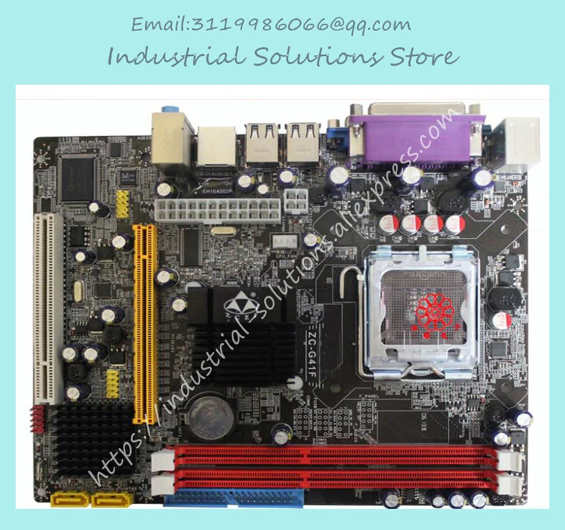 G41 motherboard fully integrated core 775 cpu ddr3 ram belt 4 vxd ide usb 100% tested perfect quality 3 g41 motherboard775 needle cpu ddr2 ddr3 fully integrated 1g board 100% tested perfect quality