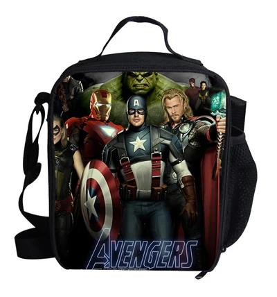 Модная сумка для ланча с героями мультфильмов для детей Мстители герой Супермен Халк железная сумка-холодильник для мальчиков школьная детская - Цвет: MEL226
