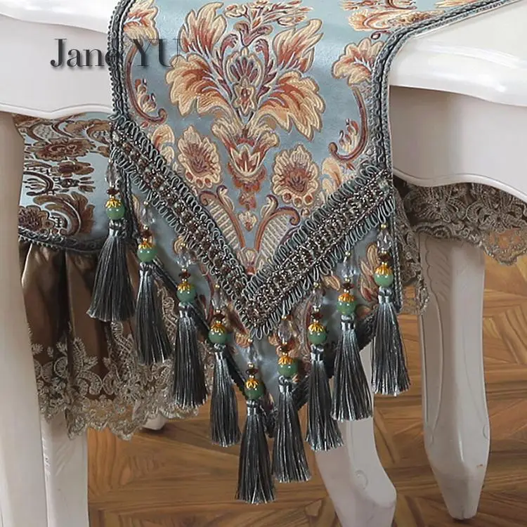 JaneYU High-end European Luxury Table Flag, American Tea Table Flag, Modern Simple Tv Table Flag Customized Table Flag