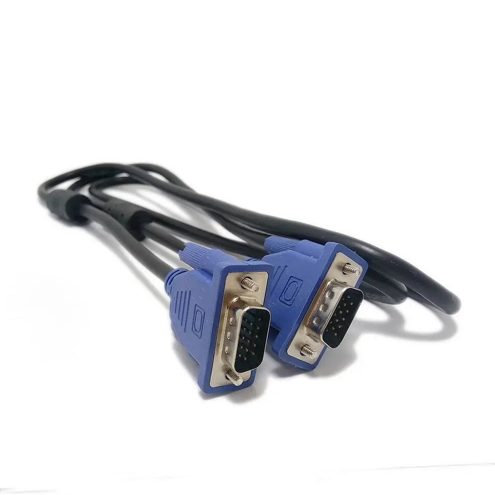 VGA Cable Male to MaleBraided Shielding High Premium HDTV VGA computer tv display signal cable 0.3m/0.5m/1.5m/3m