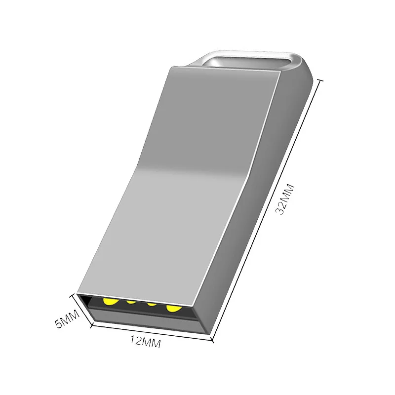 Мини миниатюрный флэш-накопитель 4 ГБ 8 ГБ 16 ГБ USB флеш-накопитель 32 ГБ 64 ГБ флеш-накопитель Флешка металлический Usb ключевой диск маленькие подарки