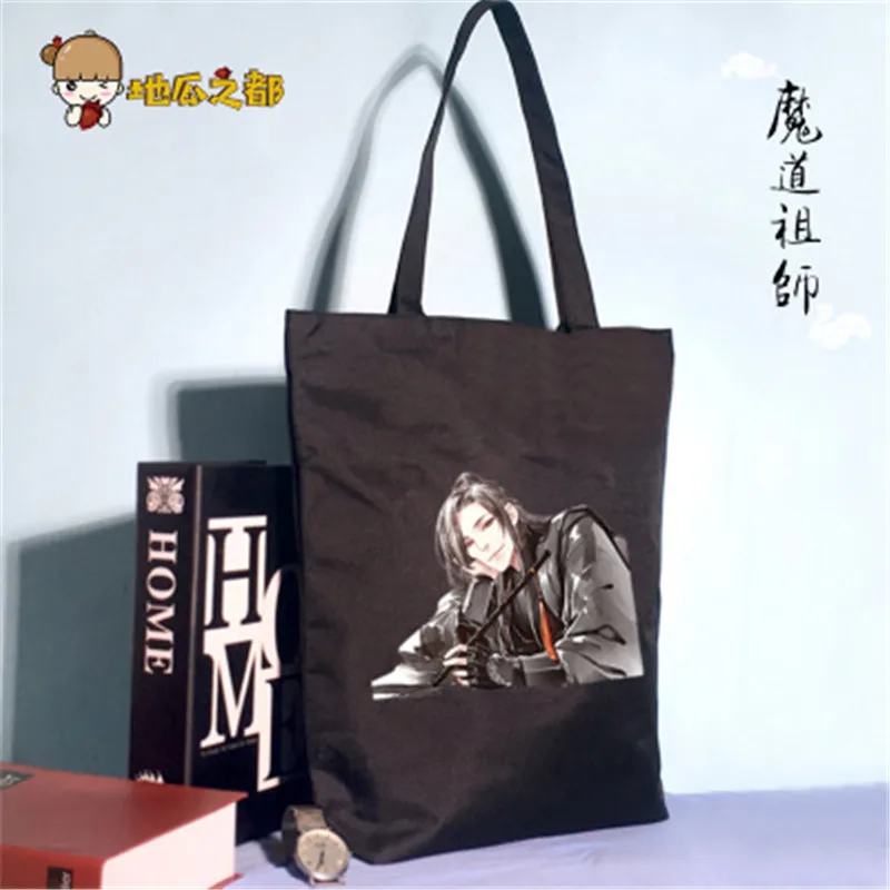 New Japan Anime Grandmaster of Demonic Cultivation Shoulder Bag Handbag Canvas Bag Storage Bag Gifts - Цвет: 07