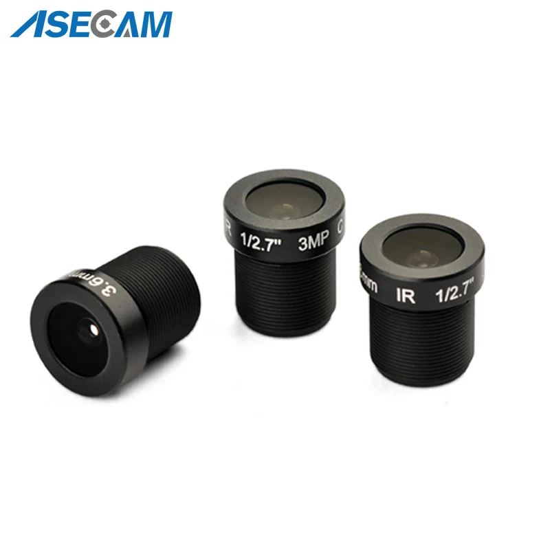 

CCTV 3.6mm 4mm 6mm 8mm 12mm Security 3MP HD Lens 90 Degree Wide Angle IR Board Metal Security Camera Lens Free Shipping