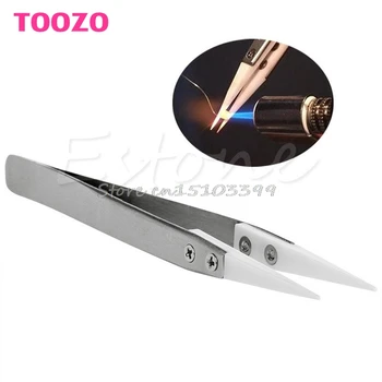 

Heat Resistant Stainless Steel Ceramic Tweezers Pointed Tip For RDA RBA Coils G08 Whosale&DropShip
