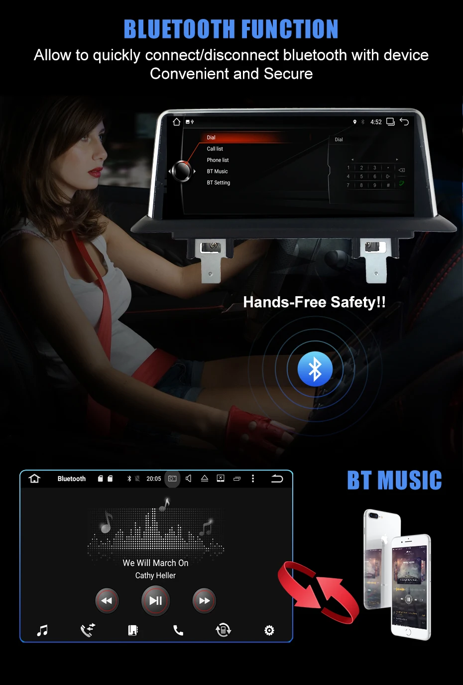 Discount KANOR 10.25" IPS screen 6 Core 2+32G Android 8.1 car gps navigation multimedia palyer for BMW E87 2006-2012 with Idrive 4