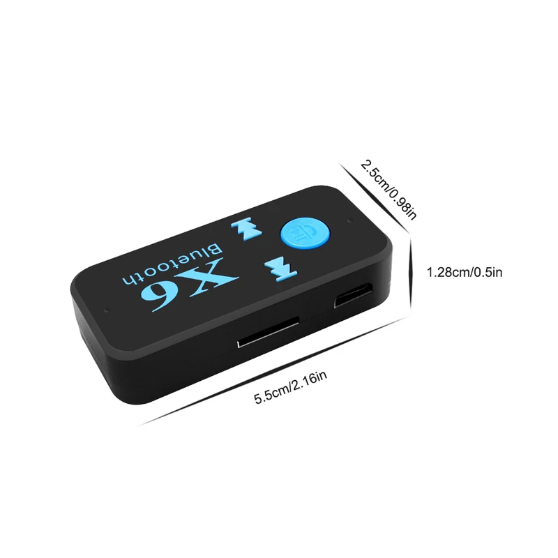 4 1 Беспроводной USB приемник Bluetooth аудио адаптер 3 5 мм AUX TF Card Reader микрофон громкой