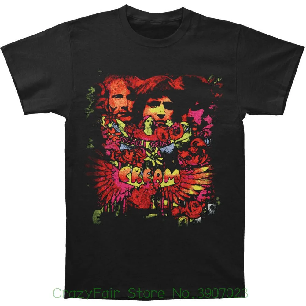 Authentic Cream Band Disraeli Gears Album Cover T shirt S 3xl New Short