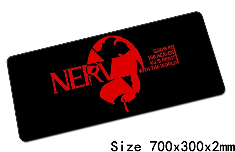 Neon Genesis Evangelion Коврик для мыши, лучший игровой коврик для мыши 700x300 мм, геймерский коврик для мыши, коврик для мыши, клавиатура, компьютерная мышь, ноутбук, игровые коврики - Цвет: Size700x300x2mm