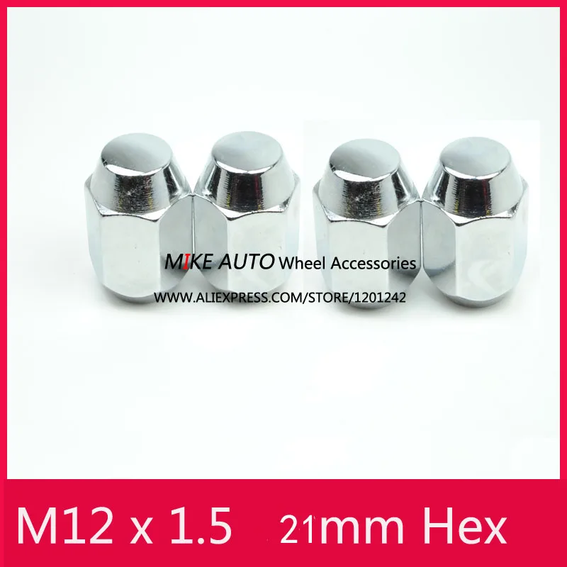 

16pcs/set M12x1.5 Alloy Steel Wheel Lug Nut hexagon nut hex21 length 36mm for the wheel of mazda kia toyota