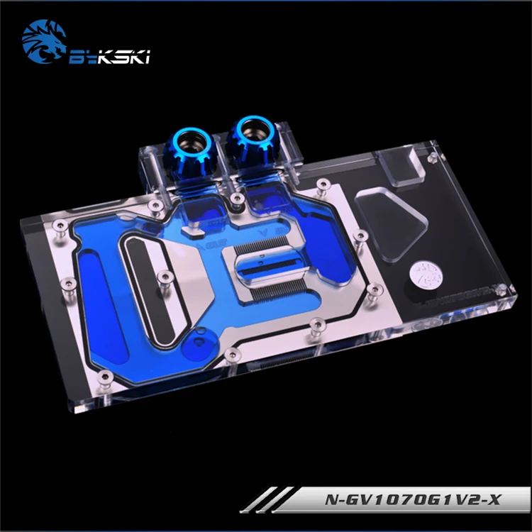 BYKSKI Water Block use for GIGABYTE GTX1070TI-GAMING-8G/GV-N1070WF2OC-8GD(rev2.0)/1070 G1 GAMING-8G
