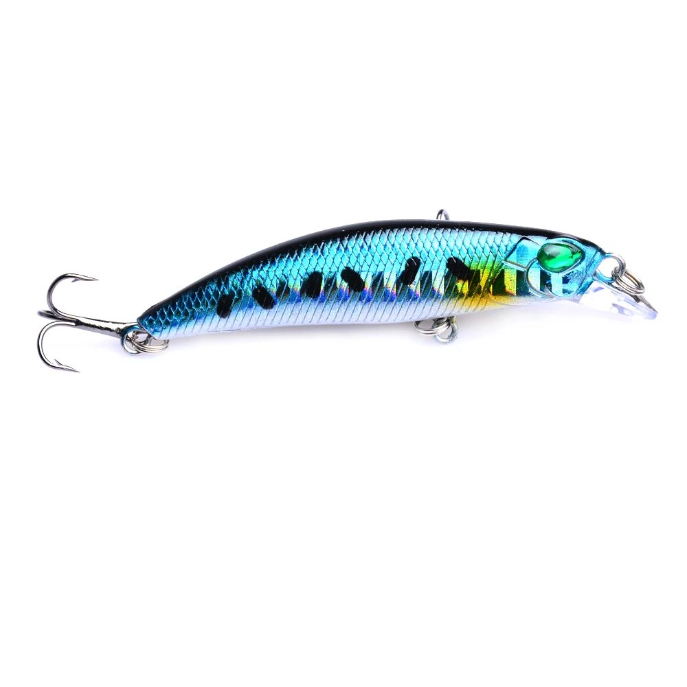 

1Pcs Sinking Minnow Fishing Lure 6.5cm 4g Winter Laser Hard Artificial Bait 3D Eyes Fishing Wobblers Crankbait Minnows