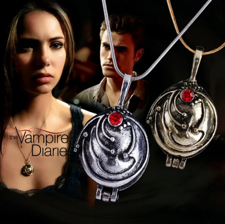 Vampire Vintage Necklace Figures Women Elena Gilbert Necklace Verbena Openable Figures Gifts - Action Figures - AliExpress