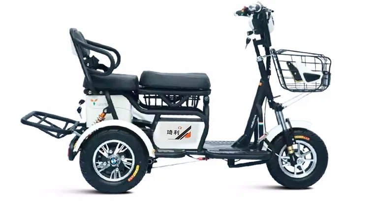 Discount Electric Adult Tricycle 48v 500w Li-ion Battery Strang Range Red Blue White 2