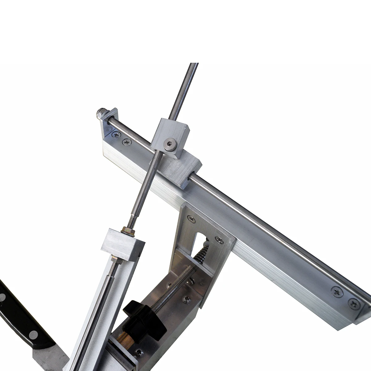 Профессиональная точилка для ножей из алюминиевого сплава и стали, Заточная машина для кухонных принадлежностей, шлифовальное устройство, алмазная планка