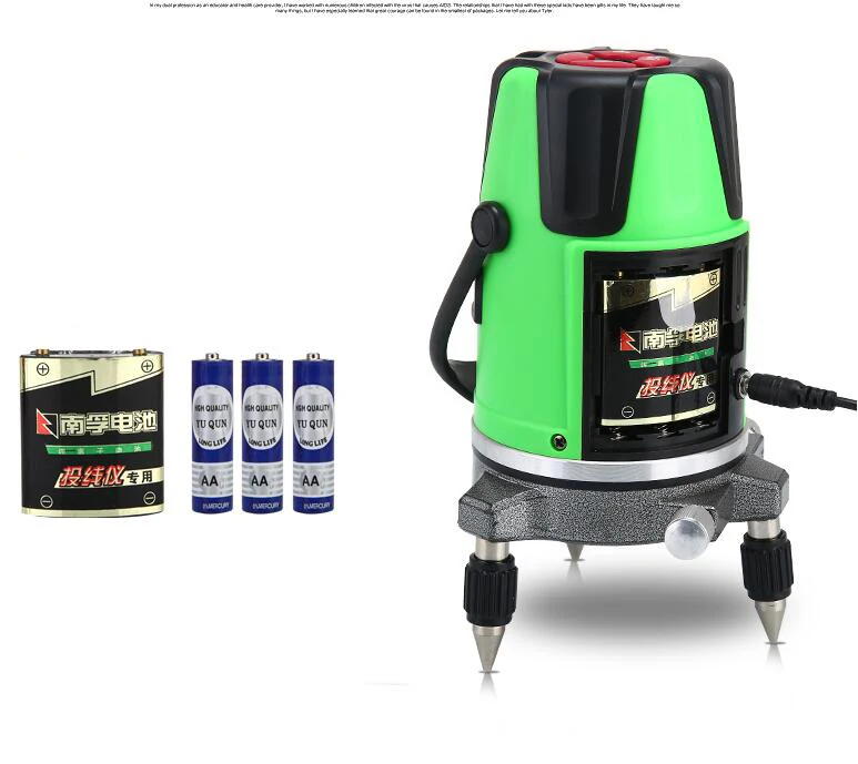 Laser level meter 20X green light Laser leveler 2/3/5 Line outdoor