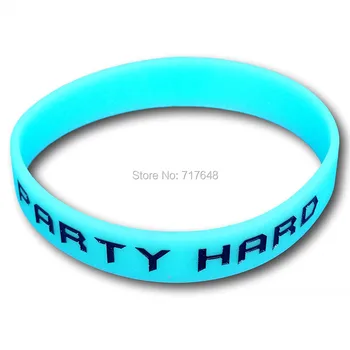 

100pcs Party Hard wristband silicone bracelets free shipping by epacket A