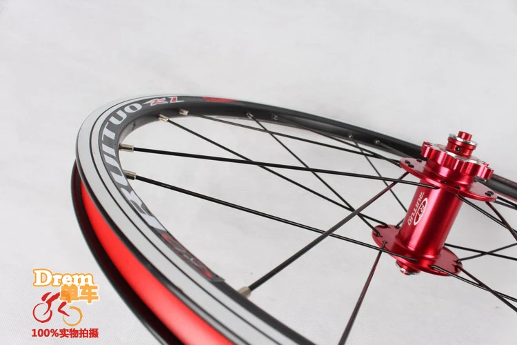 Perfect 20inch RT *1-3/8 V /Disc Brake 5 Peilin sealed bearing ultra smooth  451/406 wheel wheels BXM folding bike Rim Rims 7