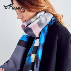 [VIANOSI] Новые Дизайн шарфы для женщин для 2018 осень зима шарф бренд платки Femme высокое качество шаль Мягкая бандана