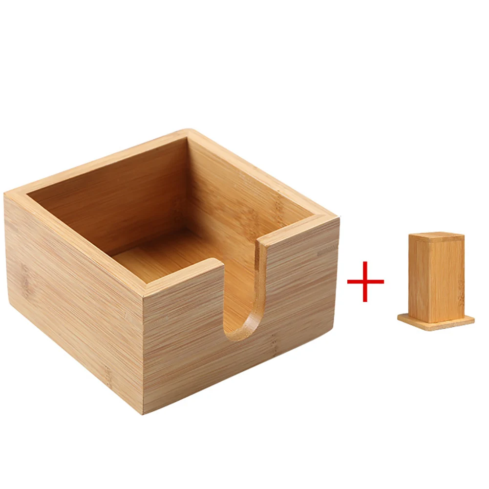 

Household Decoration Paper Holder Tissue Box Napkin Case Eco Friendly Storage Dispenser Office Home Organizer Kitchen Bamboo