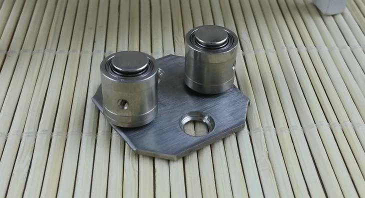 20PCS/LOT Premintehdw Floor Mount Dual Ball Bearing Wheel Roller Guide