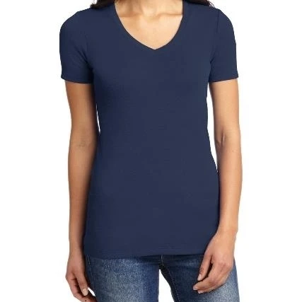 Port Authority LM1005 Ladies Concept Stretch V-Neck Tees Dress Blue Navy - Large (1)