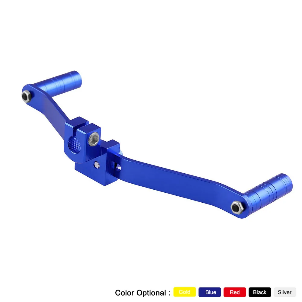 

motorcycle gear shift lever modified universal shift lever Welding all aluminum alloy double head shift lever
