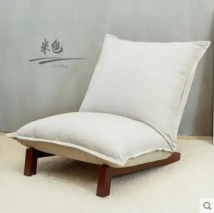 Модные диваны в виде бобов в стиле Луи Современные Простые ленивые спальни татами мини складной стул для отдыха с балконной спинкой - Цвет: G3