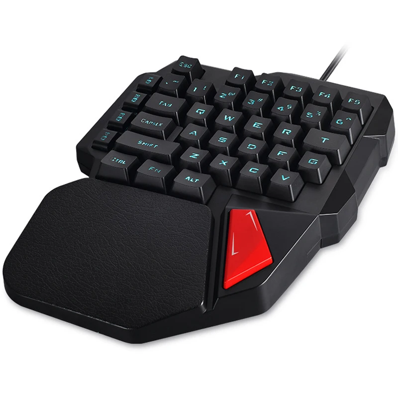

New Gaming Keyboard K108 One-Handed Left-Hand Keyboard for PUGB Mobile Game PC Laptop Keyboard Support Dropship