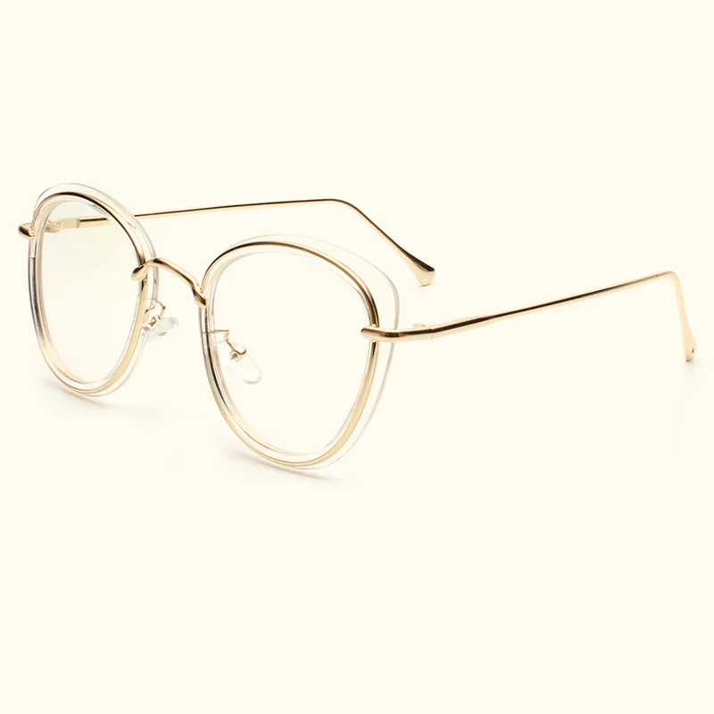 Alloy Glasses Fram Ultralight round Myopia Prescription Eyeglasses Metal Full Optical Frame Eyewear high quality  N256