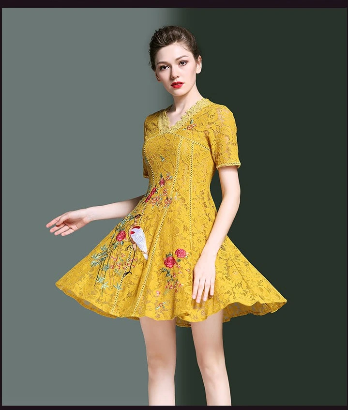yellow designer dresses on sale