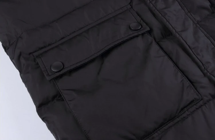 long down coat black 08