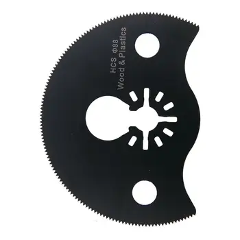 

1pc 88mm Semi Circular HCS Segment Saw Blade For Multimaster Woodworking Cutting Oscillating Multi Tool for Bosch Power Tools