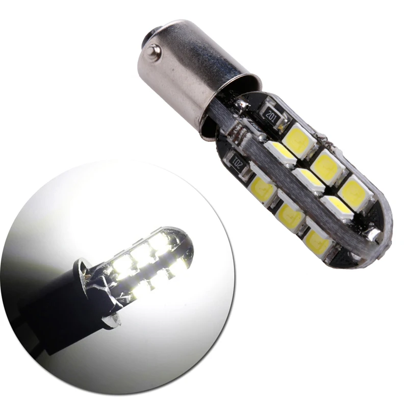 

1Pc New BA9S-2835-24LED LED Lightbulb Car Light Bulb Cool White DC 12V