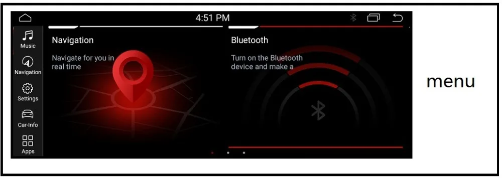 Best ID7 Android 9.0 for bmw Series 5 E60, E61, E62, E63,E90 car gps,Wifi,canbus,steering wheel,copy map,6 core,32GB ROM,1280x480 11