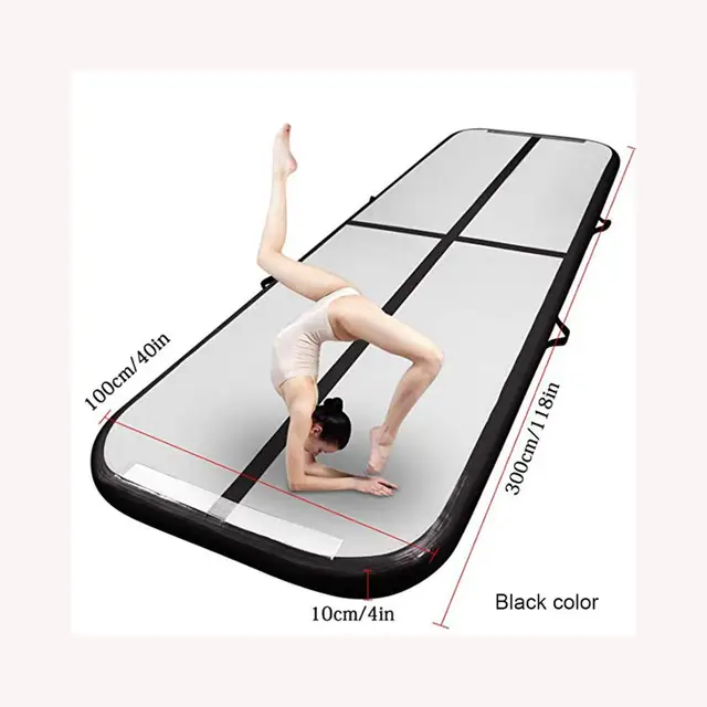 600*100*10cm Gymnastics Air Track Olympics Gym Yoga Wear resistant
