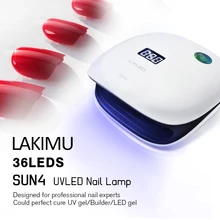 Lakimu 48 Вт светодиодный вентилятор машины для маникюра Сушилка для ногтей Гель-лак для ногтей инструмент для отверждения ногтей белая световая лампа
