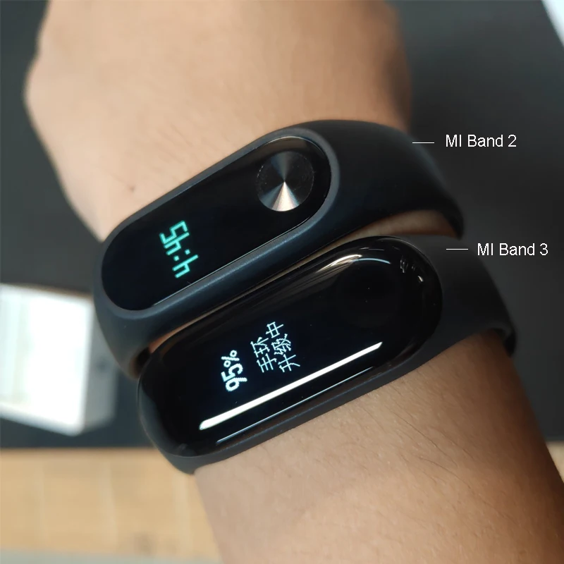 Оригинальные Смарт часы Xiaomi Mi Band 3 0 78 дюймов OLED браслет 50 м Водонепроницаемый