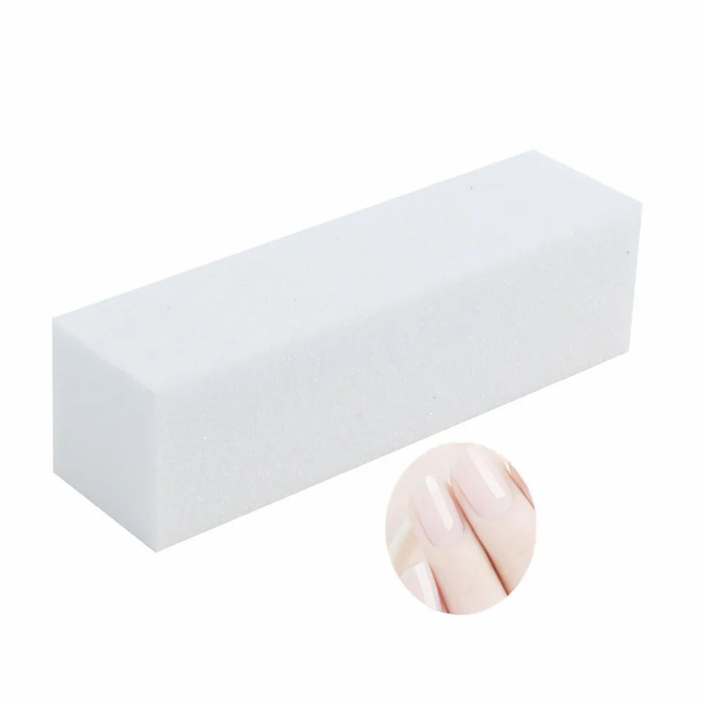 

10Pcs/set Professional White Nail Art Buffers Sanding Grinding Polishing Block File Trimmer Manicure Nail Art Tool