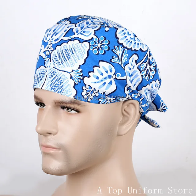 Nurse Uniform Hospital Mens Surgical Cap Medical Caps Scrub for Doctors