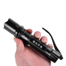 3 режима Перезаряжаемые светодиодный фонарик факел лампы с компасом безопасности и выживания Z814